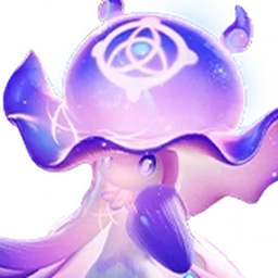 シャンデリアクラゲ (虹色)